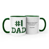 Father's Day #1 Dad 11oz Mug Empty