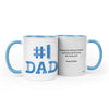 Father's Day #1 Dad 11oz Mug Empty