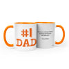 Father's Day #1 Dad 11oz Mug Empty