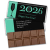 Personalized New Year's Eve A Classy New Year Belgian Chocolate Bar & Wrapper