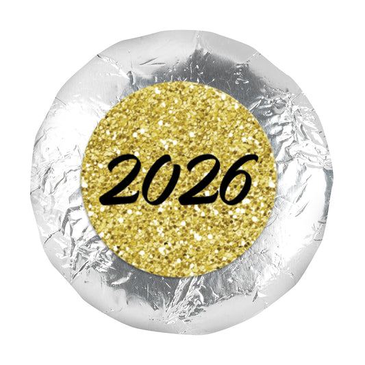 Shimmering New Year's Eve 1.25" Stickers (48 Stickers)
