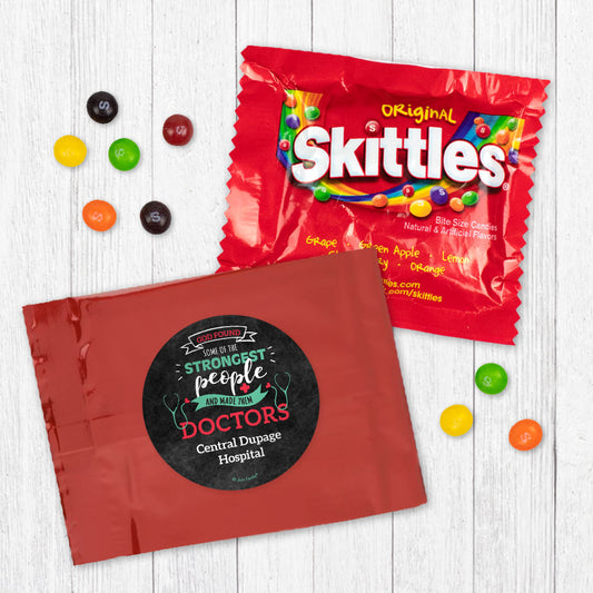 Personalized Strongest People Candy Favor Bag - M&Ms or Skittles
