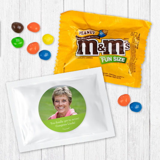 Personalized Retirment Color Block Peanut M&Ms
