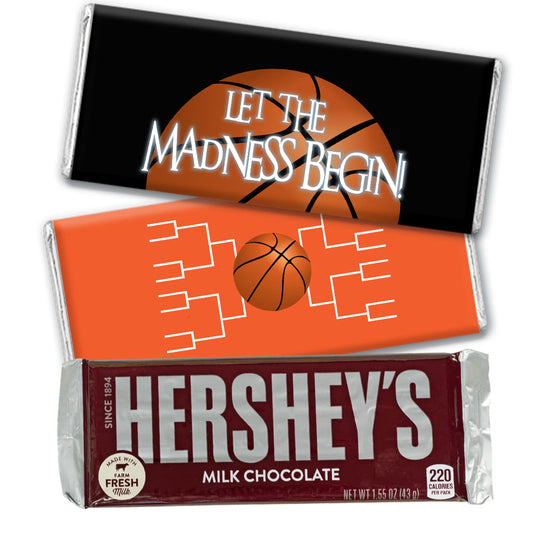 Let The Madness Begin Basketball Hershey's Milk Chocolate Bar - 12 Pack