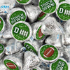 Football Touch Down Hershey's Kisses Candy 13.6oz Bag - 85ct