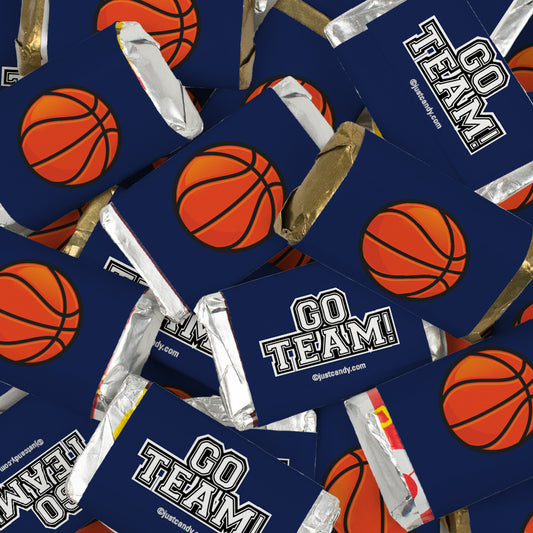 Basketball Go Team! Wrapped Hershey's Miniatures