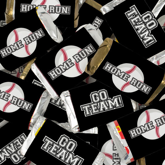 Baseball Go Team! Wrapped Hershey's Miniatures