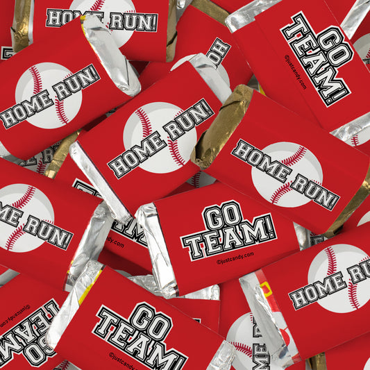 Baseball Go Team! Wrapped Hershey's Miniatures
