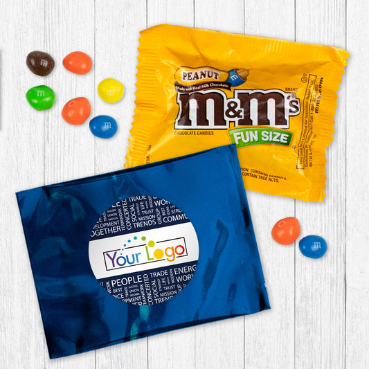 Personalized Team Work Word Cloud Logo Candy Favor Bag - M&Ms or Skittles