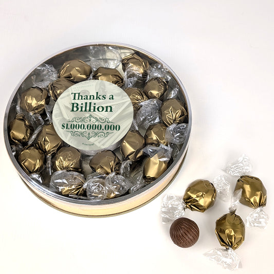 Thanks A Billion Dubai Chocolate Truffles Gift Tin