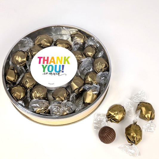 Thank You So Much! Dubai Chocolate Truffles Gift Tin