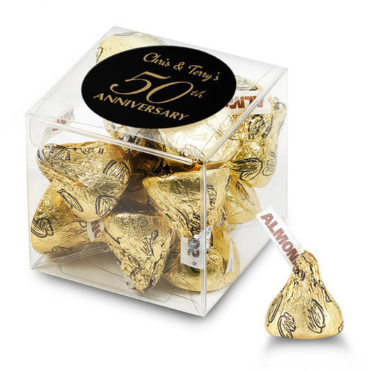 DIY Anniversary Party Favors Personalized Box 50th Anniversary Favor (25 Pack) -Candy not Included