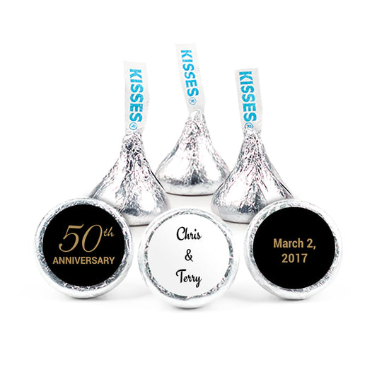 Personalized 50th Anniversary Hershey's Kisses