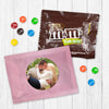 Personalized Wedding Rehearsal Dinner Photo Candy Favor Bag - M&Ms or Skittles
