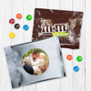 Personalized Wedding Rehearsal Dinner Photo Candy Favor Bag - M&Ms or Skittles