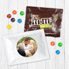 Personalized Wedding Rehearsal Dinner Photo Candy Favor Bag - M&Ms or Skittles