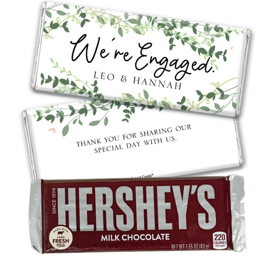 Personalized Engagement We're Engaged Chocolate Bar