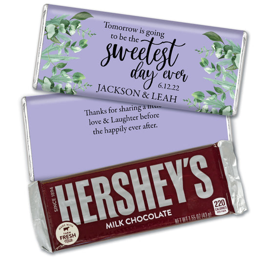 Personalized Rehearsal Sweetest Day Ever Chocolate Bar