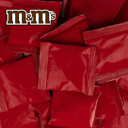 M&Ms Milk Chocolate Candies - Red Treat Pack