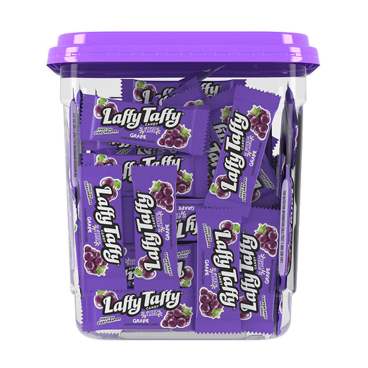 Purple Grape Laffy Taffy - 145ct Tub