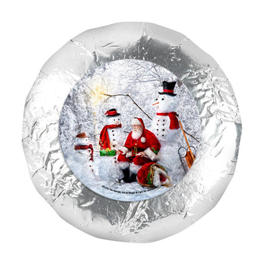 Christmas Santa's Gifts 1.25" Stickers (48 Stickers)