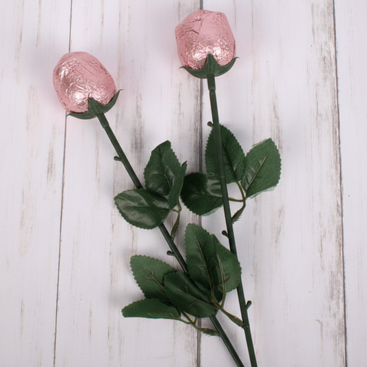 Pink Belgian Chocolate Roses - 20 count Box