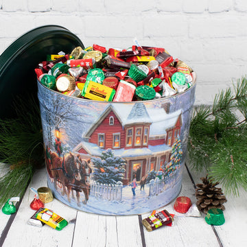 Hershey's Happy Holidays Mix Dashing Through the Snow Tin - 13.5 lb