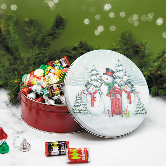 Snow Family 1.5 lb Hershey's Holiday Mix Tin