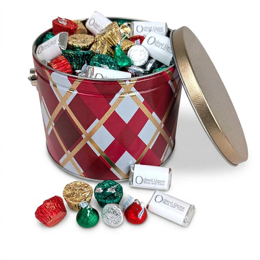 Add Your Logo Holiday Diamonds 2.25 lb Hershey's Mix Tin