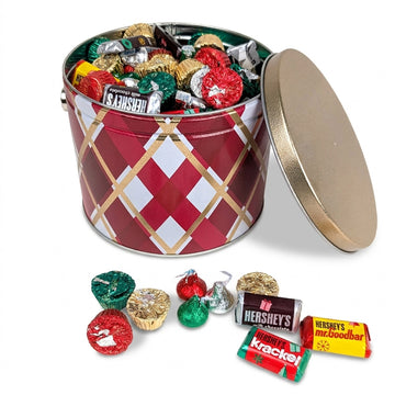 Holiday Diamonds 2.25 lb Hershey's Holiday Mix Tin