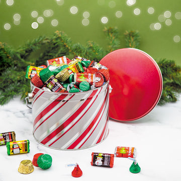 Hershey Holiday Chocolate Mix Candy Stripes - 12 lb