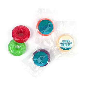 Personalized Shark Birthday Life Savers 5 Flavor Hard Candy - Jawsome