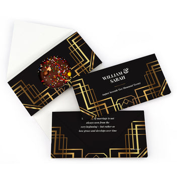Personalized Wedding Classic Gourmet Infused Belgian Chocolate Bars (3.5oz)