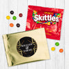 Personalized Wedding Classic Candy Favor Bag - M&Ms or Skittles