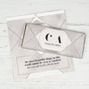 Personalized Wedding Elegant Geo Chocolate Bar Wrappers