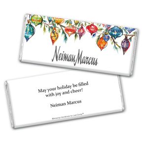 Personalized Christmas Add Your Logo Ornaments Hershey's Milk Chocolate Bar & Wrapper