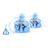 Blue Cross Organza Bag (12 Pack)