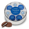 Personalized Happy Hanukkah Chocolate Covered Oreos Gift Tin