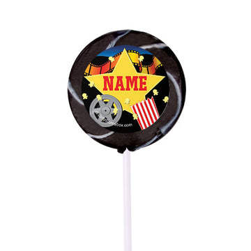 Movie Party Personalized 2" Lollipops (24 Pack)