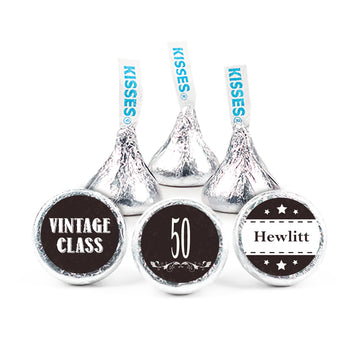 Vintage Elite Birthday Personalized 3/4" Sticker (108 Stickers)