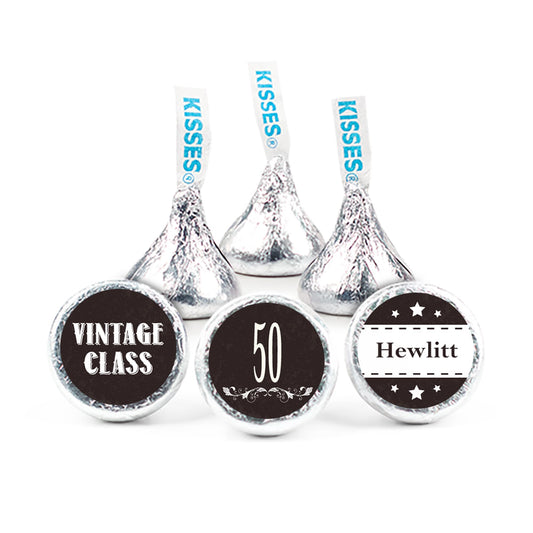 Vintage Elite Birthday Personalized 3/4" Sticker (108 Stickers)