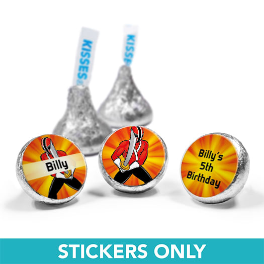 Personalized Birthday Rangers 3/4" Sticker (108 Stickers)