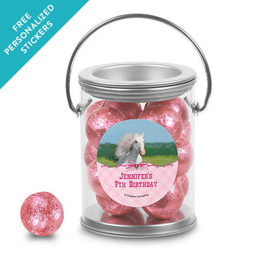 Birthday Personalized Paint Can Heart My Horse (25 Pack)
