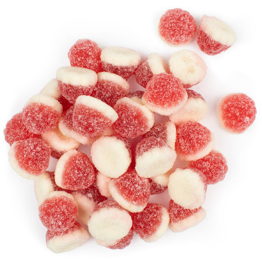 Swedish Candy Strawberry Vanilla Drops 8.38 lb Case - 804 ct