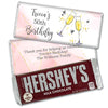 Birthday Personalized Chocolate Bar & Wrapper - Champagne