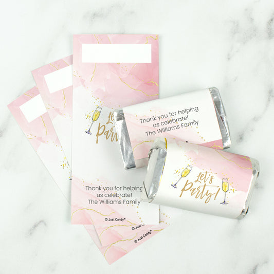Personalized Birthday Photo Hershey's Miniature Wrappers - Let's Party