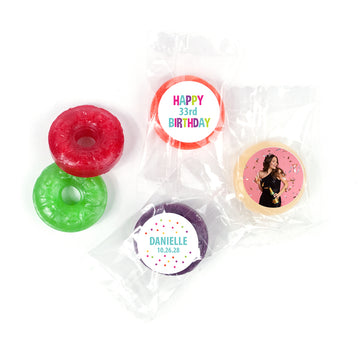 Personalized Birthday Confetti LifeSavers 5 Flavor Hard Candy
