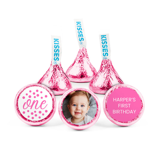 Personalized First Birthday Little One Hershey's Kisses
