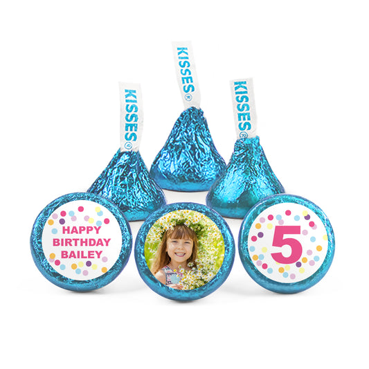 Personalized Kids Confetti Hershey's Kisses