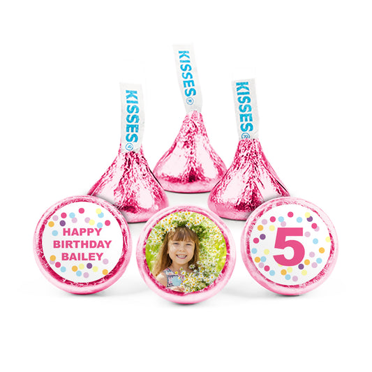 Personalized Kids Confetti Hershey's Kisses